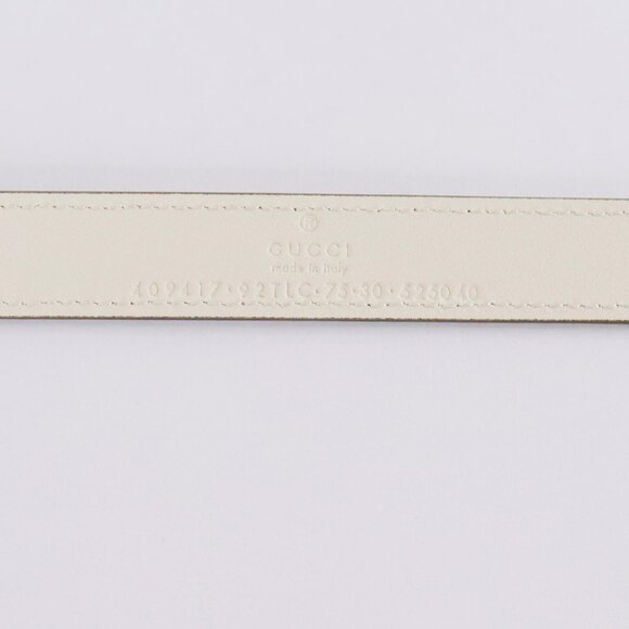 AUTHENTIC GUCCI BUCKLE PATENT LEATHER BELT - Picture 2 of 2